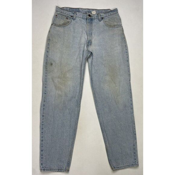 VINTAGE Levi's 560 Loose Fit Tapered Denim Jeans Men 35 X 31 Tag Sz 36 x 32 USA - Picture 1 of 9